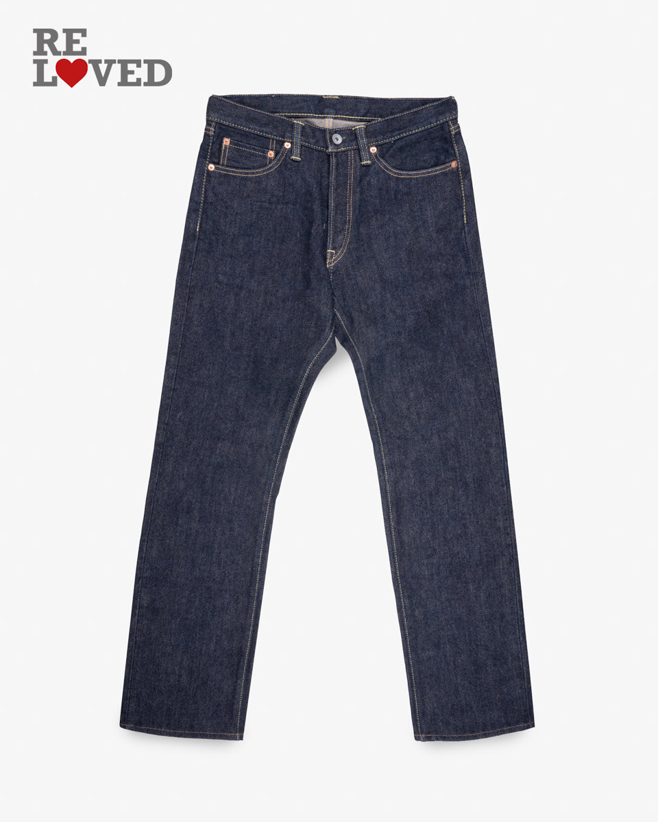 21oz Selvedge Denim Straight Cut Jeans Tag 31 Hemmed To 31 0