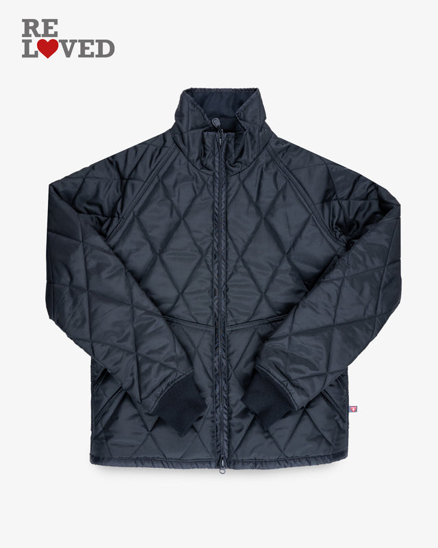 Primaloft® Quilted Rider's Jacket - Black (IHJ-127-BLK ) Size Medium