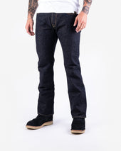 19oz Left Hand Twill Selvedge Denim Relaxed Tapered Cut Jeans - Indigo