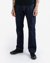 18oz Vintage Selvedge Denim Relaxed Tapered Cut Jeans - Indigo