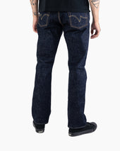 18oz Vintage Selvedge Denim Relaxed Tapered Cut Jeans - Indigo