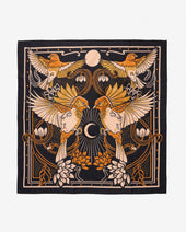 Felix Green Organic Cotton "Aviary" Bandana - Black