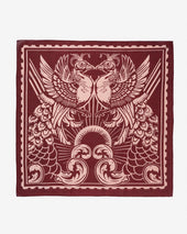 Felix Green Organic Cotton "Hera and Juno I" Bandana - Red