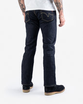 14oz Broken Twill Selvedge Denim Straight Cut Jeans - Indigo