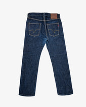 21oz Selvedge Denim Slim Straight Cut Jeans - Indigo (IH-666S-21) Tag 36, Hemmed to 30.3"