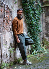 Vicuna V-Neck Geelong Lambswool Knitwear