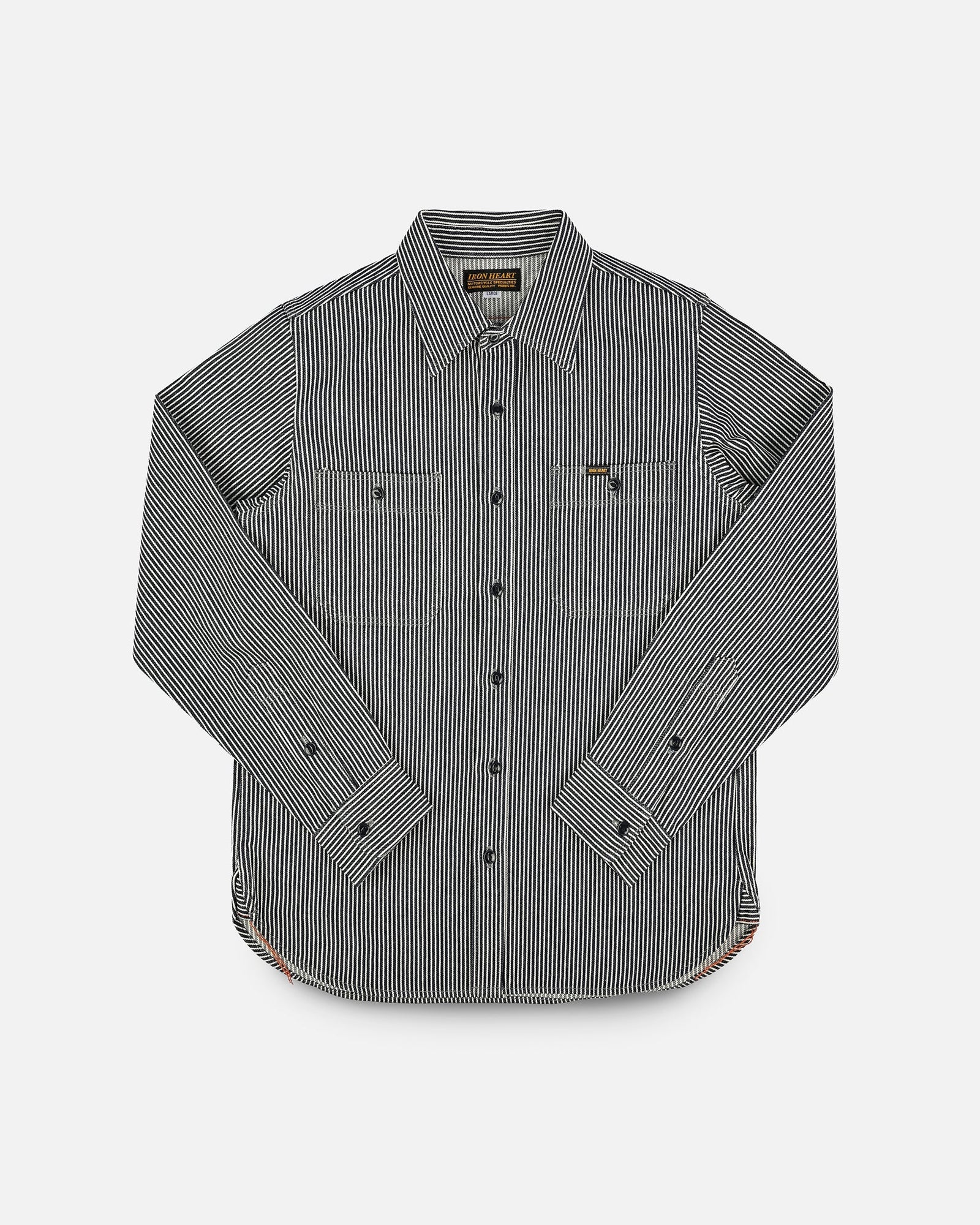 12oz Hickory Stripe Work Shirt - Indigo