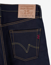 25oz Selvedge Denim Slim Cut Jeans - Indigo/Black