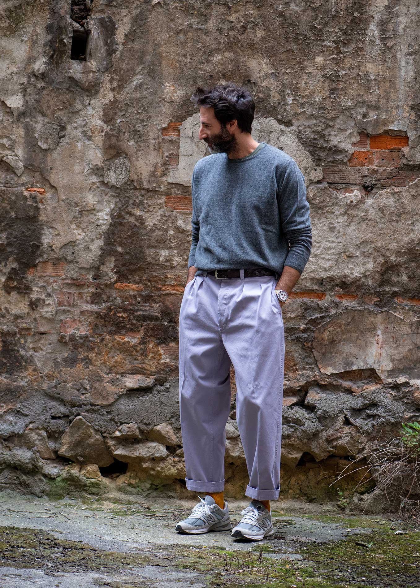 Crew Neck Geelong Lambswool Knitwear