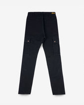14oz Selvedge Denim Cargo Pants - Black/Black