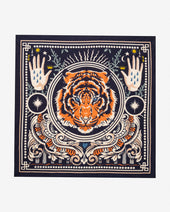 Felix Green Organic Cotton "Untitled" Bandana - Tiger