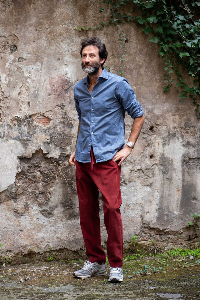 Terracotta Corduroy Tomi Trousers