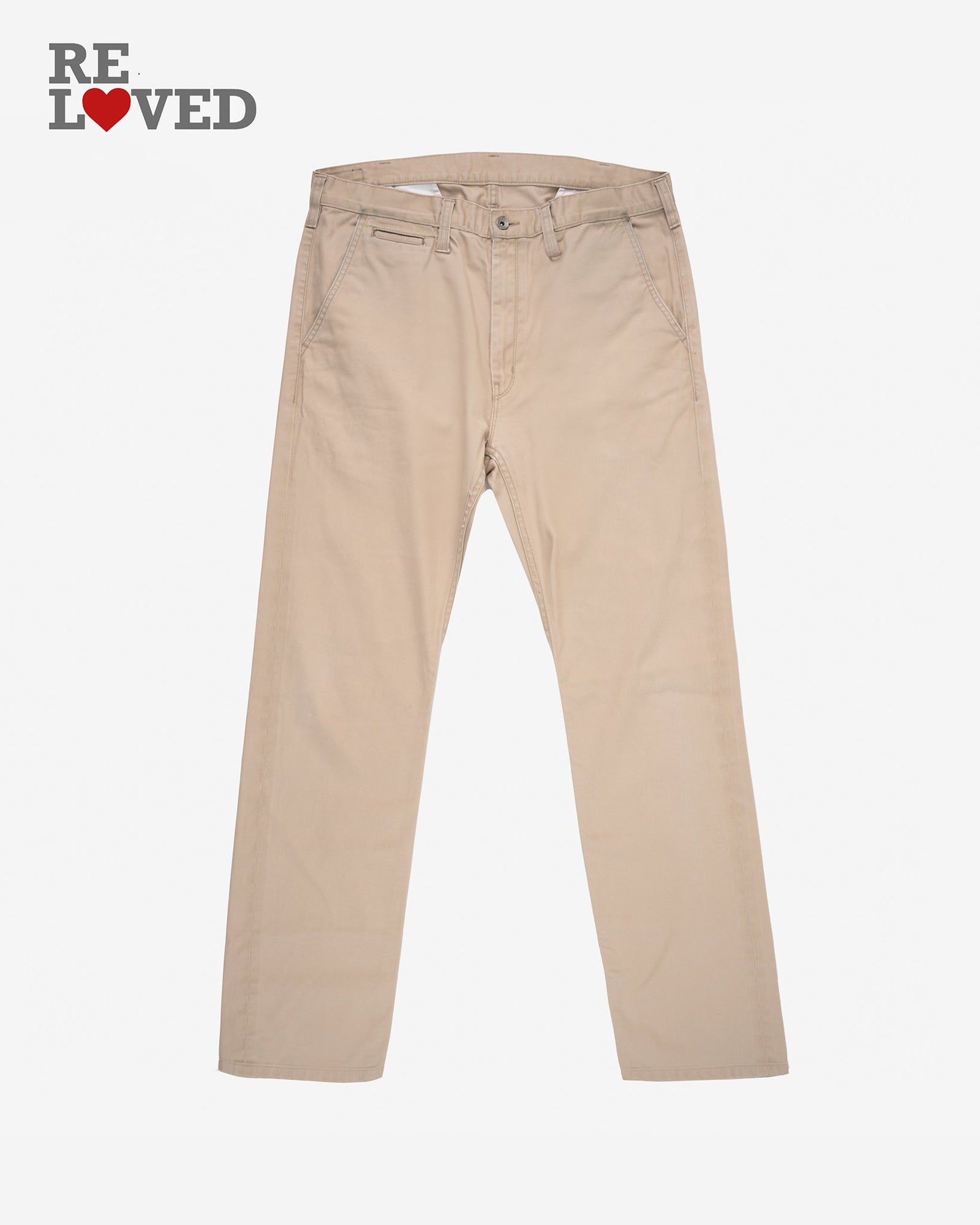 9oz Mercerised Selvedge Cotton Slim Tapered Chinos Tag 40 Hemmed To 29 0