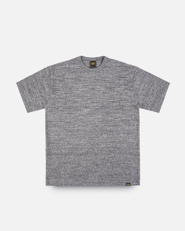 6.5oz Loopwheel Crew Neck T-Shirt with longer body - Light Grey