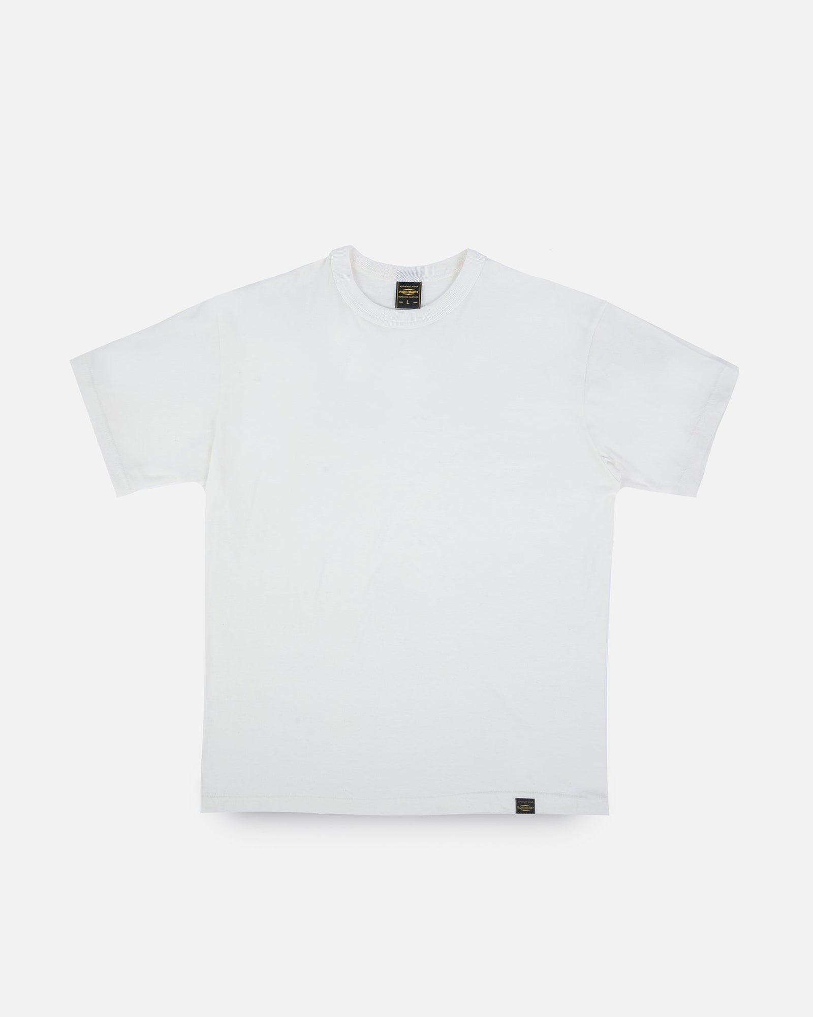 6.5oz Loopwheel Crew Neck T-Shirt - White