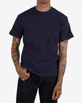 6.5oz Loopwheel Crew Neck T-Shirt - Navy