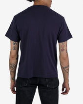 6.5oz Loopwheel Crew Neck T-Shirt - Navy