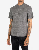 6.5oz Loopwheel Crew Neck T-Shirt - Marl Grey