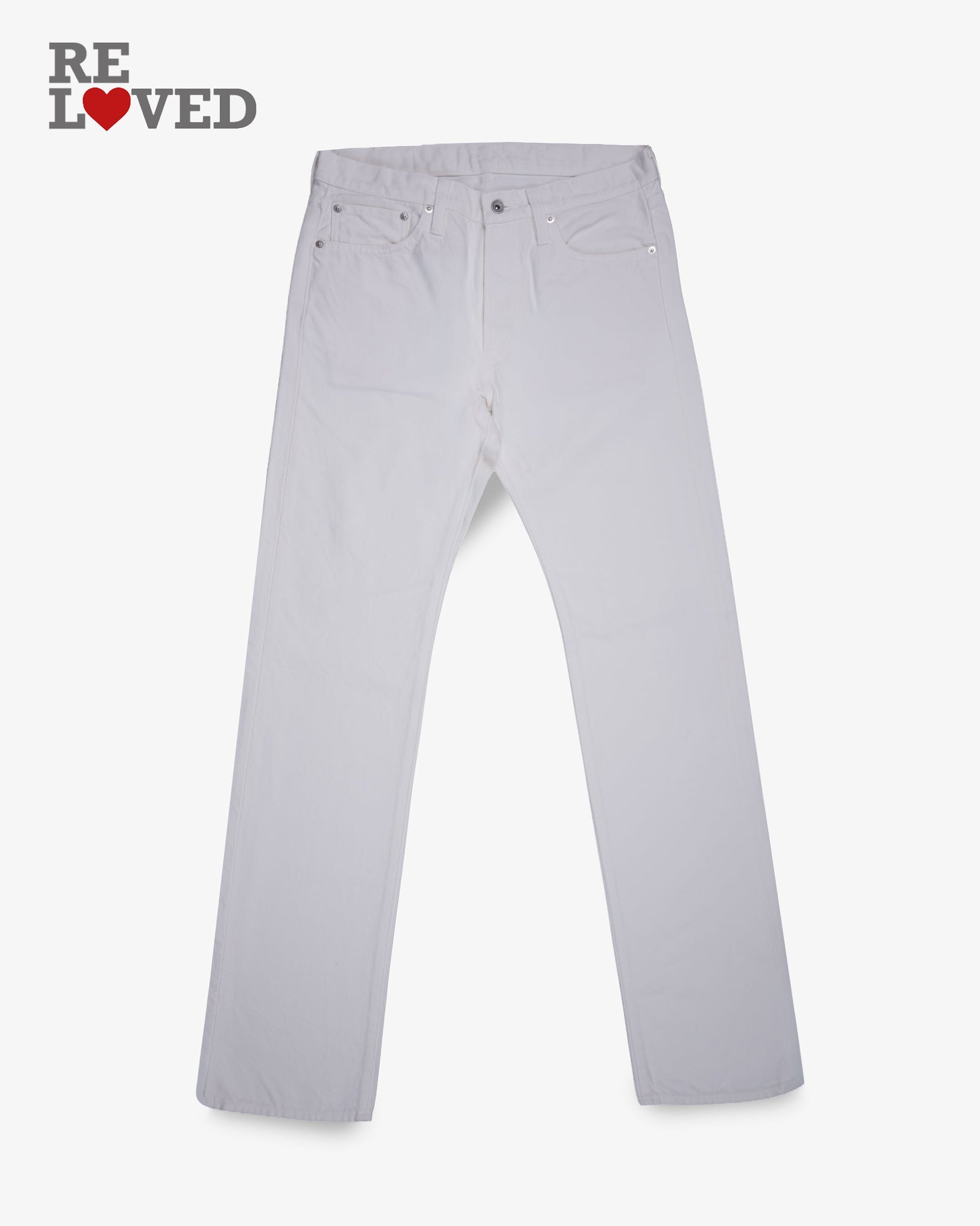 13 5oz Denim Straight Cut Jeans Tag 32 Hemmed To 36 5
