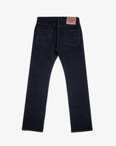 14oz Selvedge Denim Slim Straight Cut Jeans Indigo Overdyed Tag 32 Hemmed To 34 0
