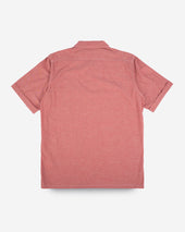 4oz Selvedge Short Sleeved Summer Shirt - Red