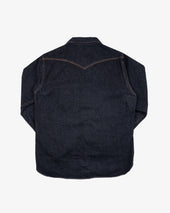 12oz Selvedge Denim Western Shirt Size Large