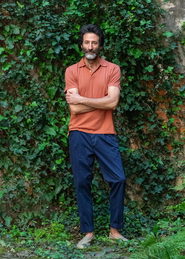 Royal Blue Cotton George Sport Trousers SS26