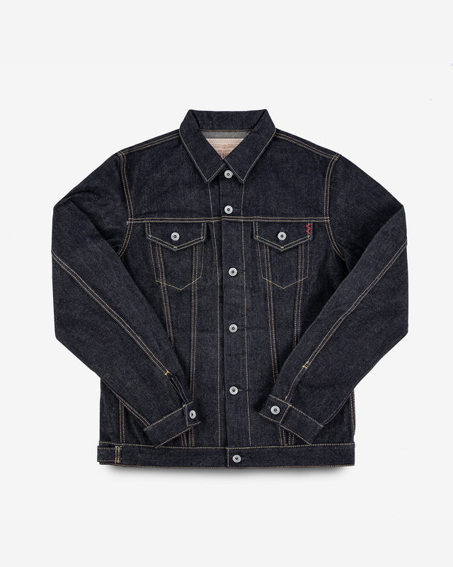 19oz Left-Hand Twill Selvedge Denim Type III Jacket - Indigo