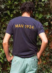 Navy Back Logo MAN T-Shirt SS26