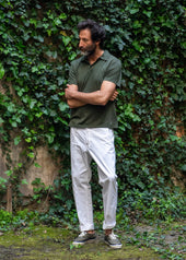 Dark Green Soft Cotton Polo Shirt
