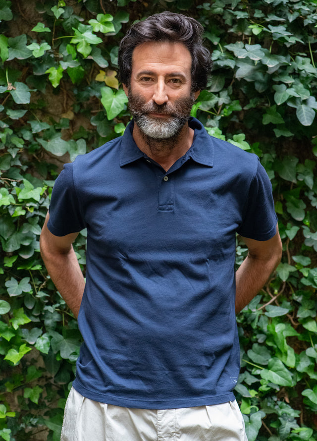 Navy Soft Cotton Polo Shirt