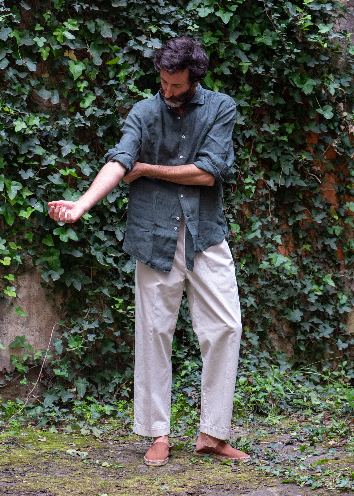 Linen Cutaway Shirt