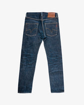 21oz Shinayaka Selvedge Denim Slim Tapered Cut Jeans - Indigo (IH-777-SST) Tag 30, Hemmed to 28.0"