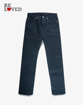 21oz Selvedge Denim Straight Cut - Superblack Non-Fade (IH-634S-SB) Tag 29, Hemmed to 31.0"