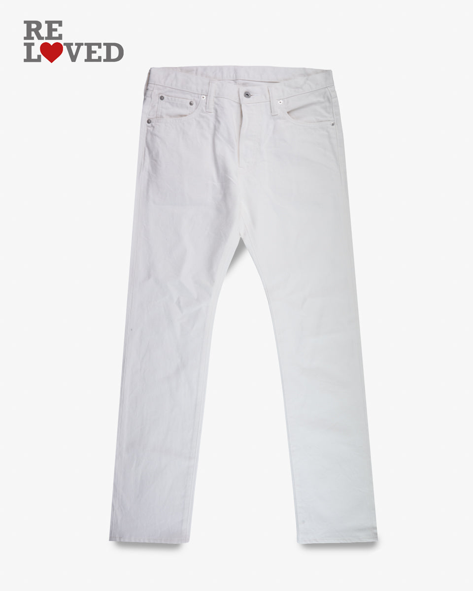 13 5oz Denim Slim Tapered Cut Jeans Tag 34 Hemmed To 30 0