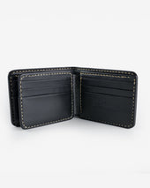 Slimline Small Shell Cordovan Wallet - Navy