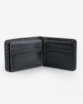 Slimline Small Shell Cordovan Wallet - Navy