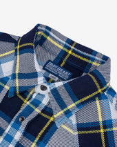 9oz Selvedge American Check Western Shirt - Blue