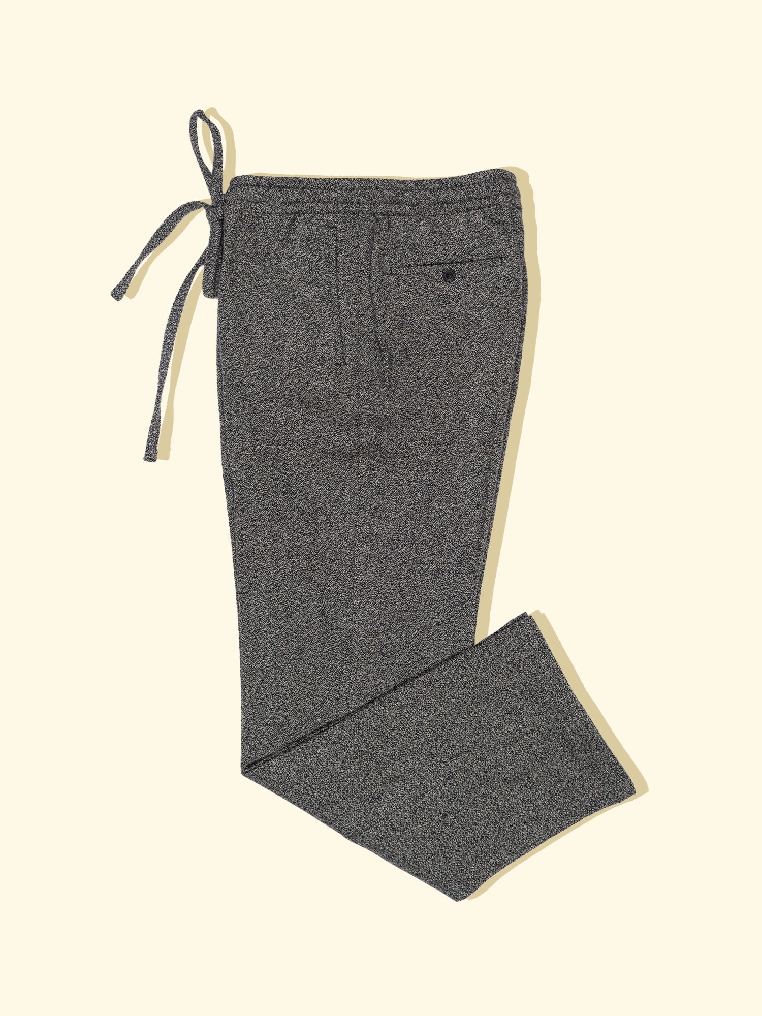 Slumber Drawstring Trousers Salt Pepper The Anthology