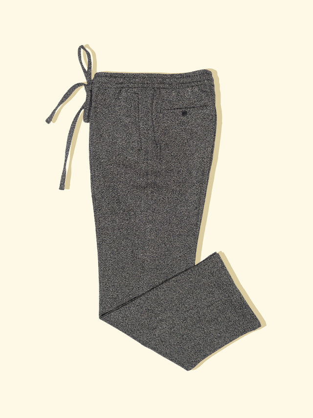 Slumber Drawstring Trousers - Salt & Pepper — The Anthology