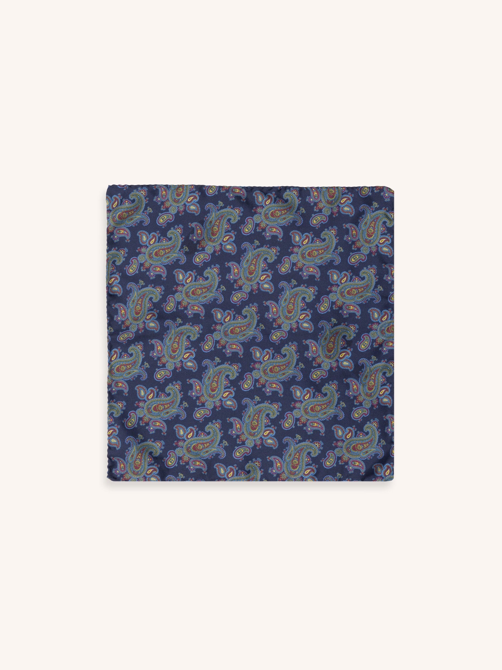 Pocket Square In Paisley Silk