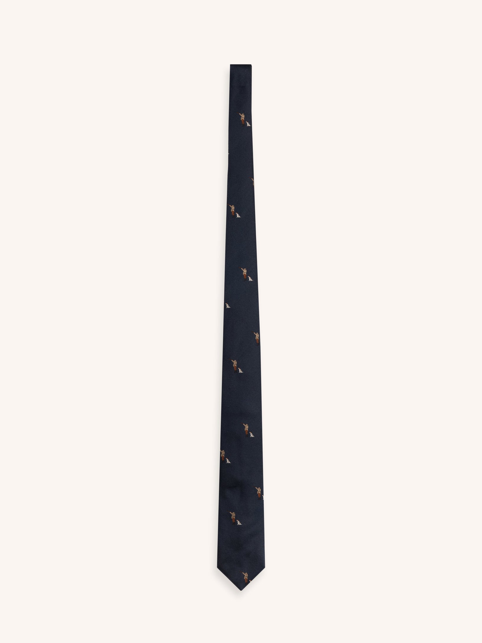 Silk Tie In Motif
