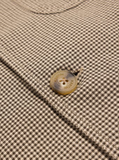 Stac Blazer in Olive Check Organic Cotton
