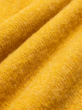 Brushed Shetland Crew in Nugget Lambswool