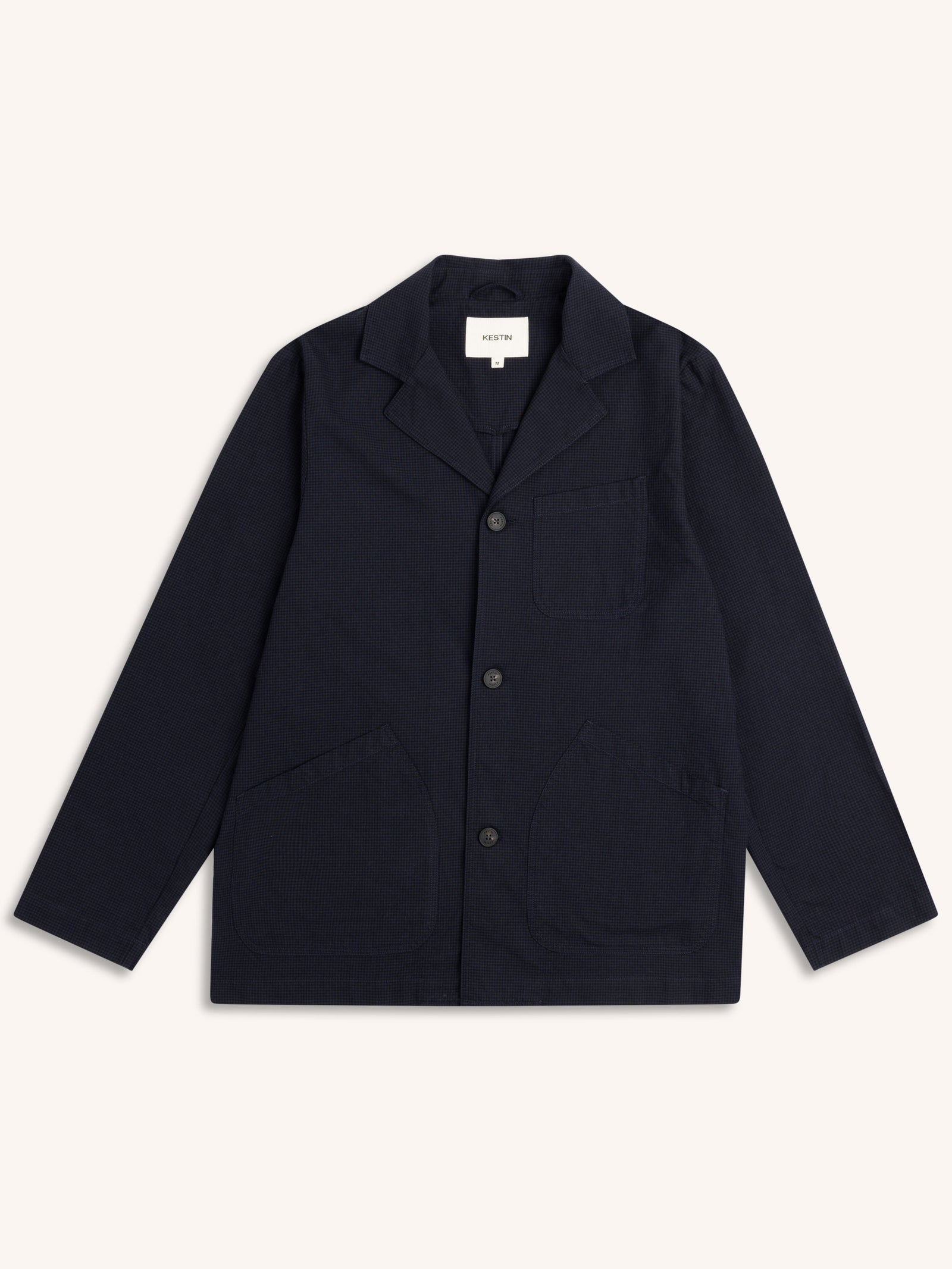 Stac Blazer In Check Organic Cotton