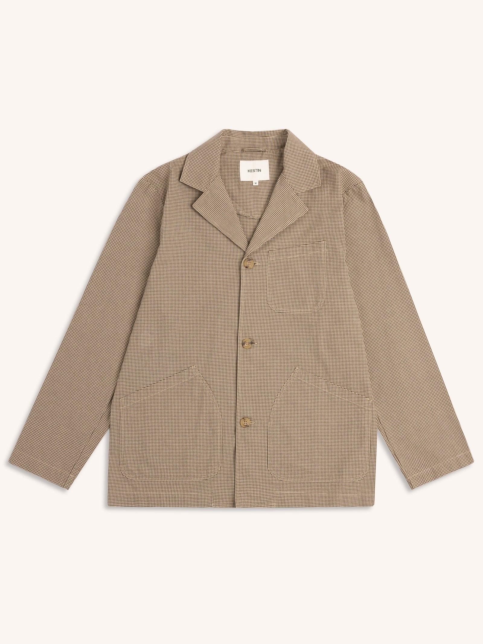 Stac Blazer In Check Organic Cotton