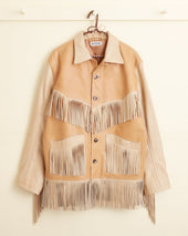 Duo Leather Fringe Jacket