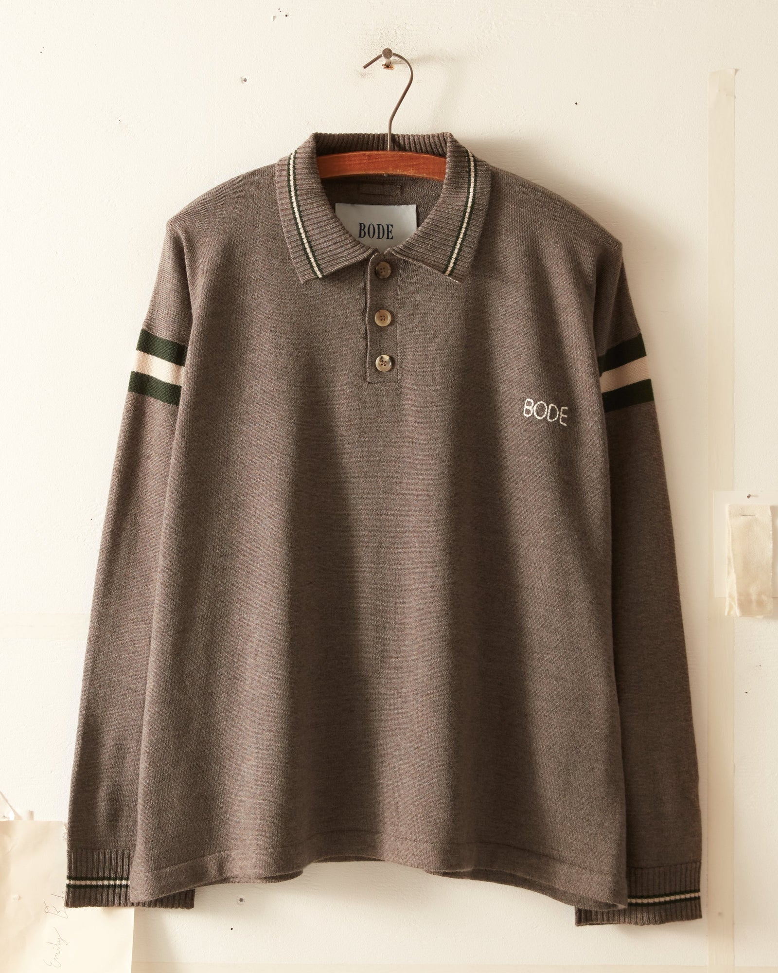 Duotone Stripe Cycling Polo Grey