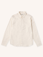 Dirleton Shirt in Ecru Lightweight Nep