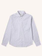 Raeburn Button Down Shirt in White Stripe